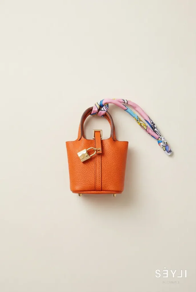 “Mini picotin” bagcharm